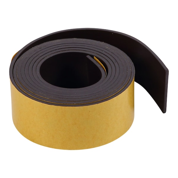 Mastervision 4'x1" Magnetic Tape Roll, Adhesive One Side, Labeling & Attaching to Magnetic Surfaces, Customizable FM2020 - main